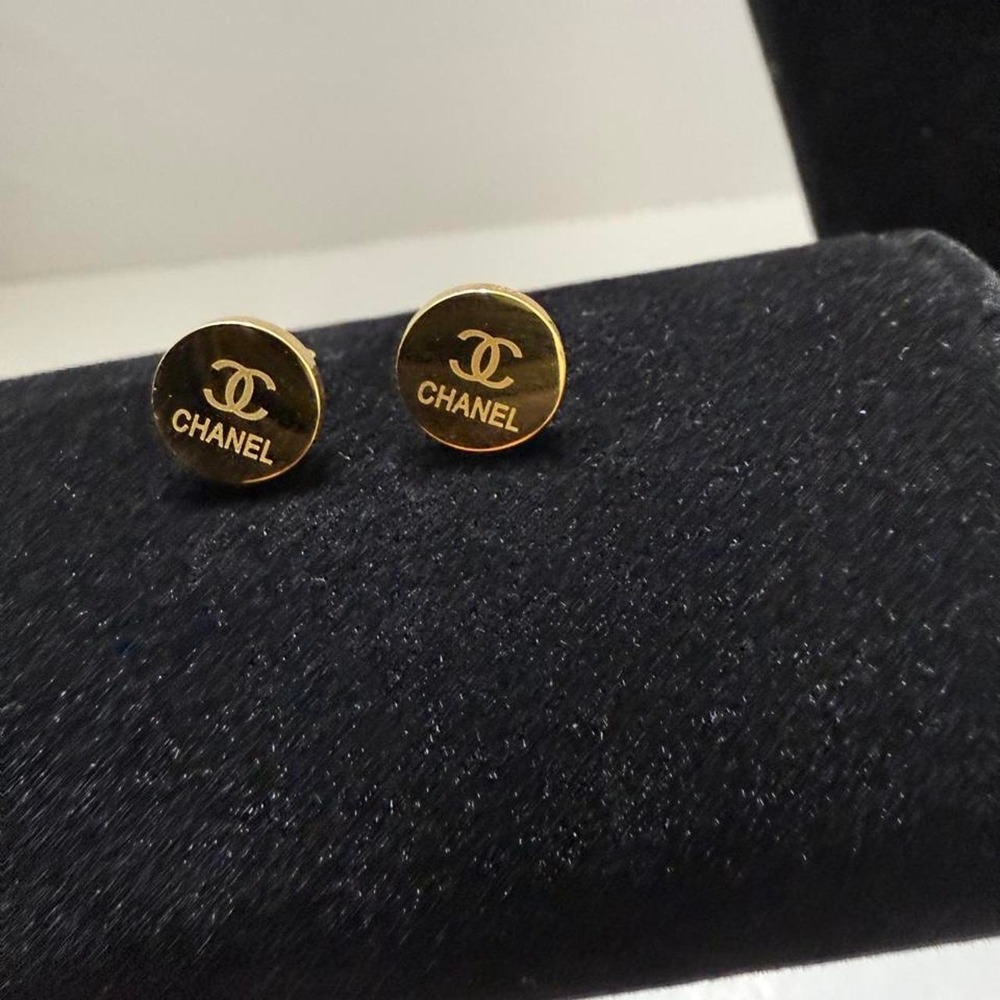Gold over stainless fashion earrings